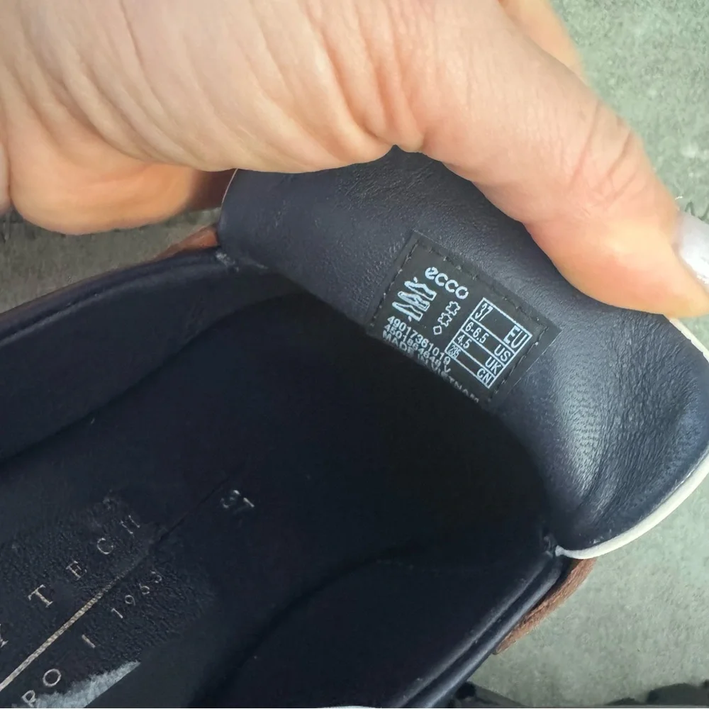 NWT ECCO Modtray Water Resistant Slingback Penny Loafer Sz 37 ( US 6-6,5) - Picture 11 of 12